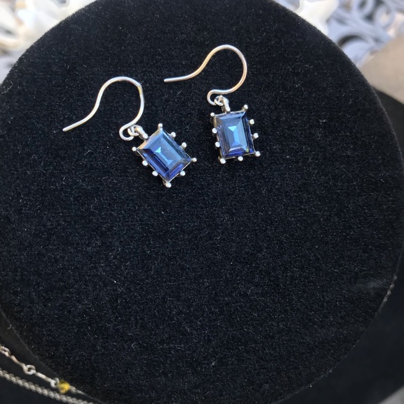 Vintage Y2K Gerard Yosca New York 2 Tiered Necklace matching earrings Set - Picture 5 of 12